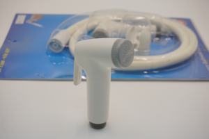 Juego de Ducha Horizontal de Pared con Rociador, de un Solo Orificio, Construcción en ABS Blanco, Moderno, Fácil Instalación - Product Image 2