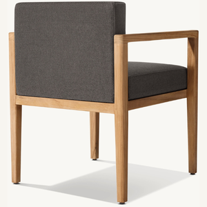 Silla individual en oferta, hecha de madera de teca con reposabrazos y espuma suave y duradera que tiene una larga vida útil. - Product Image 5