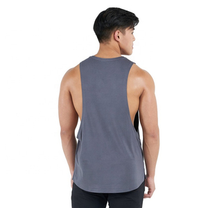 Camiseta sin Mangas para Hombre, Negra, Cuello Redondo, Color Sólido, Estilo Casual, Tejido de Punto, Corte Regular, para Todas las Temporadas - Product Image 5
