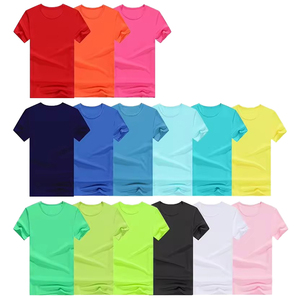 Wholesale High Quality 100% Polyester <b>Blank</b> T-Shirt for Men Heavy <b>Weight</b> 220g Digital Printing Eco-Friendly Loose Fit Unisex - Product Image 1