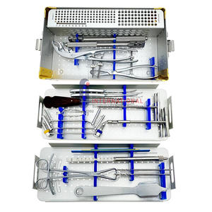 F.J. INTERNATIONAL Instruments chirurgicaux orthopédiques en acier inoxydable, kit d'instruments pour grands fragments, pour la fixation des fractures traumatiques - Product Image 5