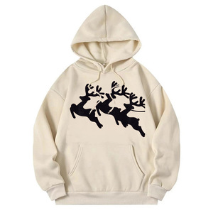 Sudadera con Capucha Navideña Personalizada Unisex, Sudadera con Logotipo Personalizado, Sudadera con Estampado Navideño, Fabricante de Ropa para Regalos de Navidad - Product Image 4
