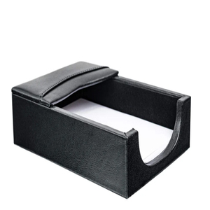 ที่ใส่กระดาษโน๊ตหนังสีน้ำตาลช็อคโกแลตดีไซน์คลาสสิกที่ใส่แผ่นหนัง - Product Image 5