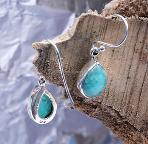 925 Sterling Silver <b>Earrings</b> Amazonite Gemstone <b>Earrings</b> Jewelry Handmade <b>Earrings</b> Amazonite Jewelry Gift For Her <b>Mother</b> - Product Image 2