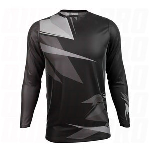 Camiseta de Ciclismo Unisex Personalizada, Camiseta de Carreras con Estampado Personalizado, Manga Larga, para Motociclismo MTB, Transpirable, Impermeable, Cortavientos, de Secado Rápido - Product Image 1