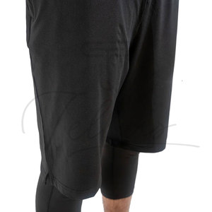 กางเกงขาสั้นอัวร์หะห์ผู้ชายแบบสปอร์ตสั่งทำพิเศษ ความยาวครึ่งเข่า สไตล์ลำลอง ซันนะฮ์ อิสลามิก แห้งเร็ว ระบายอากาศได้ดี ชุดกีฬาสีพื้น - Product Image 3