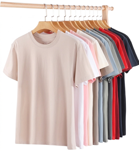 Camiseta Casual de Manga Corta, 100% Algodón, 200GSM, Color Sólido, Transpirable, con Logotipo Personalizado Bordado, Precio de Fábrica CN, Bangladesh - Product Image 1