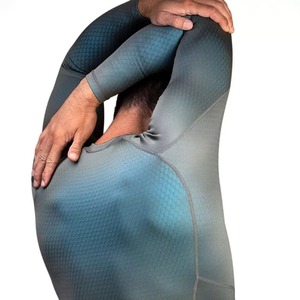 Custom <b>Compression</b> <b>Shirt</b> <b>Mens</b> Rash Guard Long Sleeve Gradient Print Quick Dry Gym Fitness Running Base Layer Tight Sportswear - Product Image 2