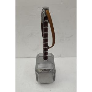 Hacha de metal de doble filo de 24 pulgadas con mango envuelto en cuero para cosplay y coleccionables, artículos de guerra de Marvel para decoración - Product Image 6