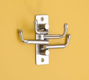 4 Pin Stainless Steel <b>Hooks</b> <b>Bathroom</b> Cloth Hanger Wall <b>Hook</b> Door Robe <b>Hook</b> for Decorate your <b>Bathroom</b> At Next Level for <b>Bathroom</b> - Product Image 1