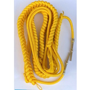 Premium Gold Braided Aiguillette Tassel Rope Decorative Shoulder <b>Cord</b> for Marching Band and Performance Apparel - Product Image 4