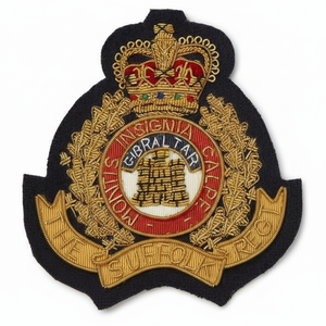 Nouvelles Écussons Brodés 3D Faits Main en Fil de Soie à Coudre pour Accessoires d'Uniforme de Cérémonie - Product Image 4