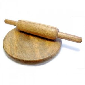 Wooden <b>Rolling</b> <b>Pin</b> with Handles Smooth Dough Roller for Pizza Pastry Cookies Bread Bakery Cooking Accessory - Product Image 5