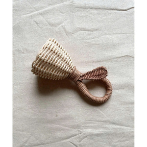 เครื่องประดับกระดิ่งหวายถักสำหรับตกแต่งภายในบ้าน งานฝีมือจากเส้นใยธรรมชาติ ตกแต่งต้นคริสต์มาส - Product Image 5