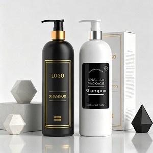 Pompe pulvérisatrice pour bouteille en PEHD, emballage pour shampoing et gel douche, étiquette personnalisée sérigraphiée, couleur, 500 ml, 16 oz, OEM/ODM disponible - Product Image 6