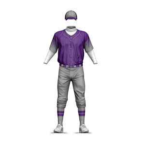 Uniformes de baseball grande taille personnalisés avec nom et numéro du joueur imprimés, respirants, à séchage rapide, antibactériens, uniformes de sport au design dernier cri - Product Image 1