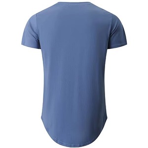 T-shirt Hip-Hop Homme 100% Coton Haute Qualité Séchage Rapide Respirant Coupe Classique Impression en Relief Vêtement Décontracté Vente en Gros OEM ODM - Product Image 2