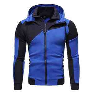 Sudaderas con capucha para hombre, tops con cremallera, sudaderas casuales de invierno para hombre, tops gruesos de algodón, chaquetas de jogging de moda para hombre, con capucha - Product Image 5