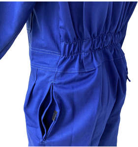 Combinaison de sécurité industrielle bleu roi et orange, vêtement de travail intégral, haute visibilité, combinaison de protection pour l'ingénierie - Product Image 3