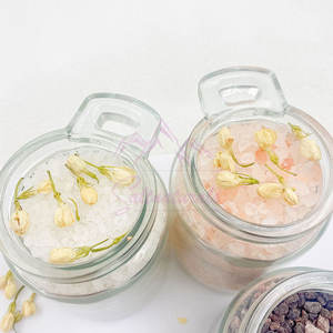 Exfoliante de baño de sal rosa del Himalaya, el más vendido, cuidado corporal natural, exfoliante de baño de sal rosa del Himalaya en venta - Product Image 2