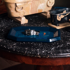 BANDEJA LACQUER TINTADA de alta calidad con bandejas decorativas de laca de proveedor de Vietnam al por mayor diseño personalizado tiempo de entrega rápido OEM - Product Image 3