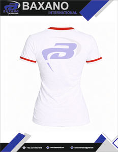 เสื้อยืดชมรมเดลต้า ซิกมา ทีตา ดีไซน์ตัวอักษรกรีก สำหรับสมาชิกชมรม สีแดงและสีขาว ผ้าฝ้าย 100% ระบายอากาศได้ดี ชมรม DST - Product Image 5