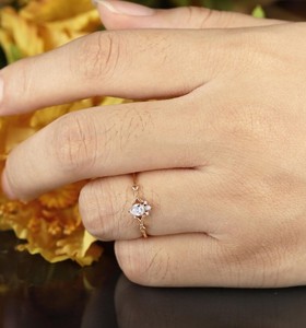 Pear Cut Moissanite <b>Ring</b> 925 Sterling <b>Silver</b> Teardrop <b>Solitaire</b> Engagement <b>Ring</b> Elegant Minimalist Wedding Jewelry Gift for Her - Product Image 2