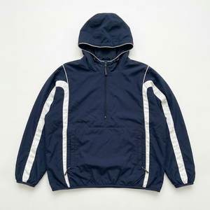 Conjuntos de Pantalones y Chaqueta Cortavientos de Nylon para Hombre, Color Gris Marino, con Logotipo Personalizado, Más Vendidos, para Uso en Exteriores, Estilo Urbano - Product Image 2