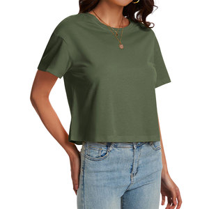 Best Selling Women's Crop Top Classic Sporty Fresh Look Gym Workout Daily Routine Exercise Fitness Wear Female Plain Crop Top - Product Image 5