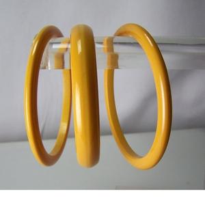 Pulseras de Resina Anchas y Gruesas al por Mayor, Accesorios de Joyería, Pulseras de Resina Redondas, Baratas, Vintage, con Forma, a la Moda - Product Image 2