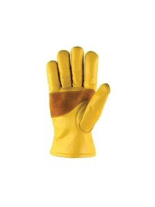 HOLY SIGNS INTERNATIONAL Sheep Grain Leather Safety <b>Driver</b> Work <b>Gloves</b> Strap EN420 Certified Breathable Elastic Wristlet - Product Image 3