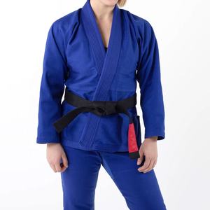 100% coton conception karaté uniforme Gi personnalisé blanc unisexe OEM personnalisé formation Logo Style ensemble vêtements de sport porter jiu jitsu kimon - Product Image 2