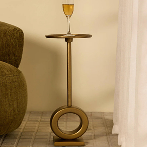 Prost Small Metal <b>Round</b> Drink <b>Table</b> Modern Marble Top Drink <b>Tables</b> - Product Image 5
