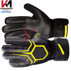 Gants de gardien de but unisexes avec technologie de protection des doigts, paume en latex antidérapante pour le football, l'entraînement en plein air - Product Image 4