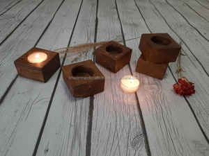 Porte-bougie en métal plaqué or, support de bougie décoratif de qualité supérieure pour les mariages, les fêtes et les décorations d'événements - Product Image 2