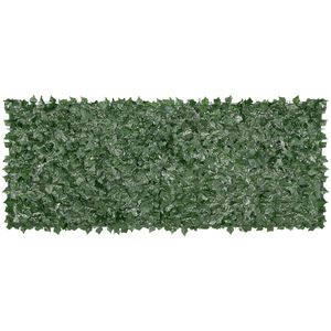 Schermo Verde Artificiale 39 X 98, Recinzione per Privacy in Edera, Rete Rinforzata con Foglie di Edera, Supporto in Tessuto per Piante Artificiali - Product Image 6