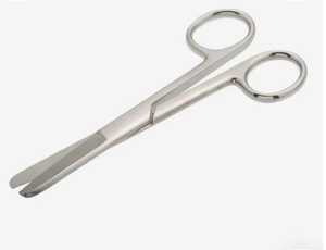 Tijeras Quirúrgicas OEM de Punta Recta y Corte Obtuso para Cirugía General, Certificación CE Clase I, Instrumento Manual NE-09887 de Alta Calidad - Product Image 3