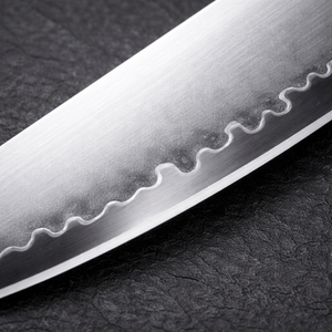 Cuchillo de Cocina Personalizable con Hoja de Acero al Carbono Ambidiestra y Mango de Madera, Forjado, Regalo de Aniversario para Cocineros DIY - Product Image 6