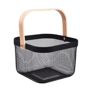 Modern Decorative Wire Metal Fruit <b>Basket</b> For Kitchen Countertop Fruit <b>Storage</b> Strong Steel Fruit Holder For Apples - Product Image 4