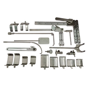 Altomme Instruments ชุดอุปกรณ์รีแทรคเตอร์วาล์วหัวใจแบบสมบูรณ์ชุดเครื่องมือผ่าตัดแบบนำกลับมาใช้ใหม่ได้ทำจากสแตนเลส22ชิ้น - Product Image 1