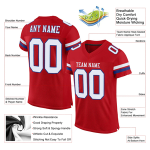 Maillot de football respirant personnalisé de haute qualité pour hommes, service OEM, design sur mesure - Product Image 5