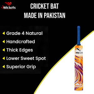 Bate de Cricket para Niños y Adolescentes – Ligero, Mango de Madera Resistente, Construcción Duradera, Ideal para Deportes Escolares y Entrenamiento - Product Image 5