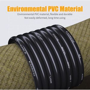 USB 3.0 un maschio ad un maschio 6FT Super velocità cavo di trasferimento dati con caricabatterie in metallo cavi dati - Product Image 4