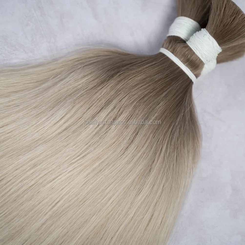 Ekstensi rambut Ombre, murah dan berkualitas tinggi bundel rambut manusia warna Ombre Eropa grosir