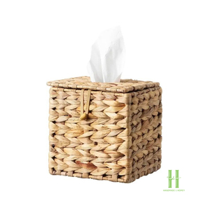 TOP SELLING Eco-Friendly Rattan Tissue Box Cover Handmade <b>Wicker</b> Rectangle Tissue Holder Natural Storage Box Home Hotel Decor - Product Image 4