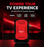 Décodeur satellite CKZX personnalisé Full HD DVB-S2 H.265 avec USB PVR HDMI Mini AV