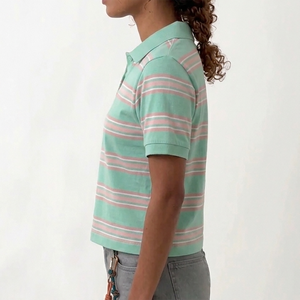 Servicio OEM, Elegante Camiseta Polo para Mujer, Color Sólido, Talla Personalizada, Ropa para Exteriores, Camiseta Polo de Calidad Única - Product Image 3