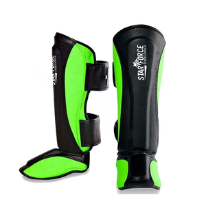 Service OEM, nouvelle conception, protection professionnelle, protège-tibias souples pour les séances d'entraînement sportif, sécurité des entraînements, vêtements de boxe en cuir - Product Image 1