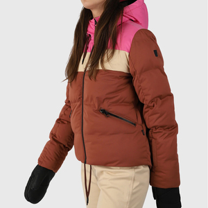 Women Bubble Puffer <b>Jacket</b> Winter Warm Quilted Coat Lightweight Hooded Casual Fashion Outerwear <b>Zipper</b> <b>Jacket</b> - Product Image 3