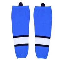 Chaussettes de hockey sur glace d'été haute performance 100 % polyester, imprimées, couleurs personnalisées, respirantes, séchage rapide, écologiques